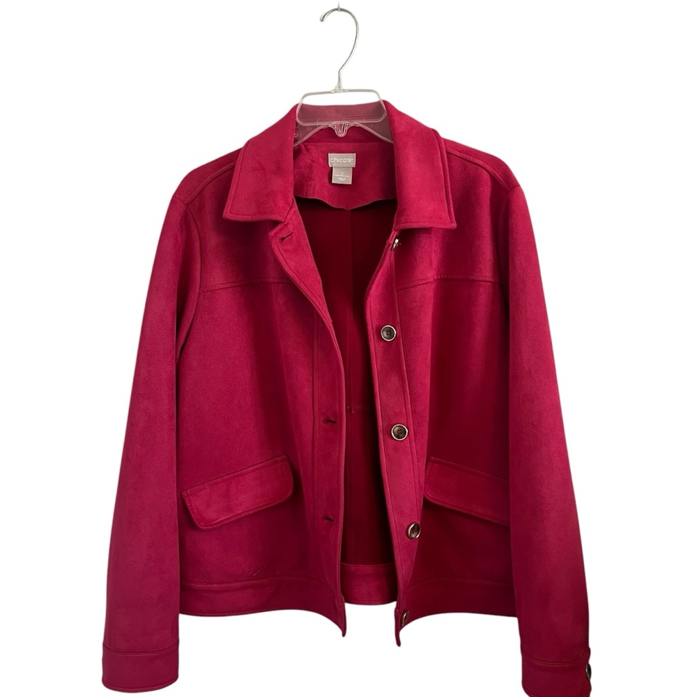 Chico’s Pink Jacket-Chico’s size 2 (size 12/14)